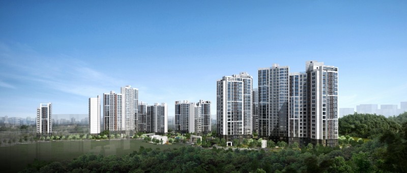 광명 푸르지오 포레나 투시도.