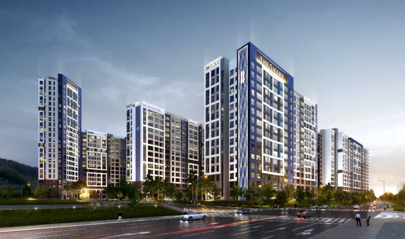 용인 보원아파트 리모델링사업 투시도.(사진=포스코건설)