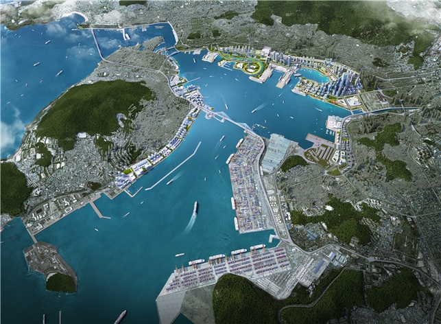 북항재개발 조감도