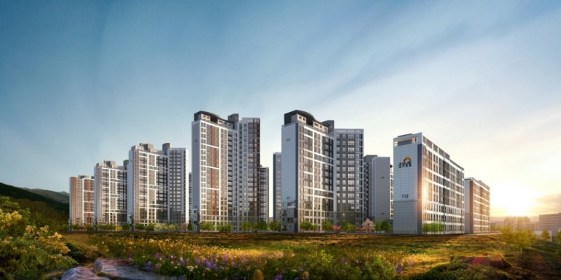 광양 동문굿모닝힐 맘시티 투시도.