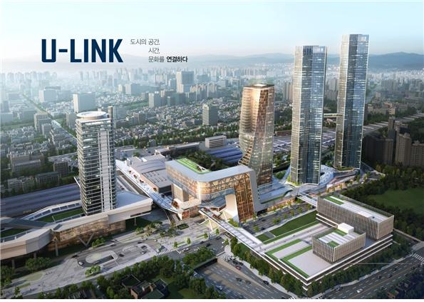 ㈜한화건설 컨소시엄의 ‘대전역세권 개발사업’ 조감도.(사진=LH)