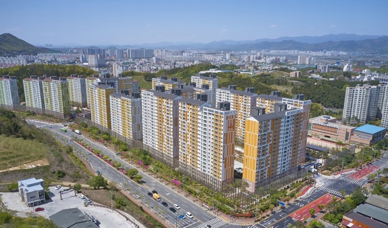 경산 사동 팰리스 부영 현장 모습.(사진=부영그룹)