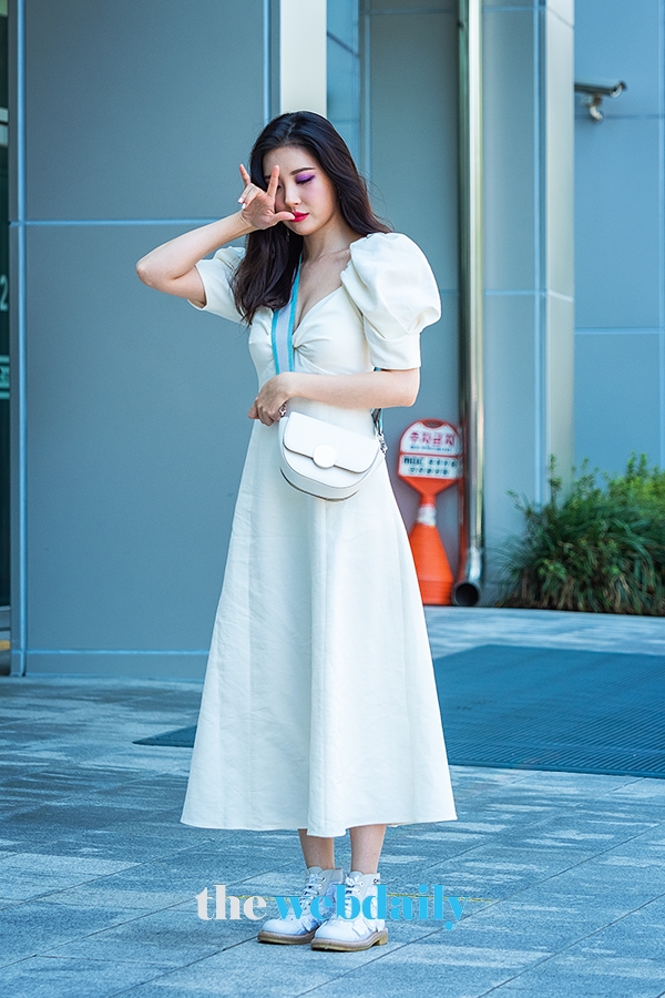 선미, 음악중심 출근길 현장(사진:최수영기자)