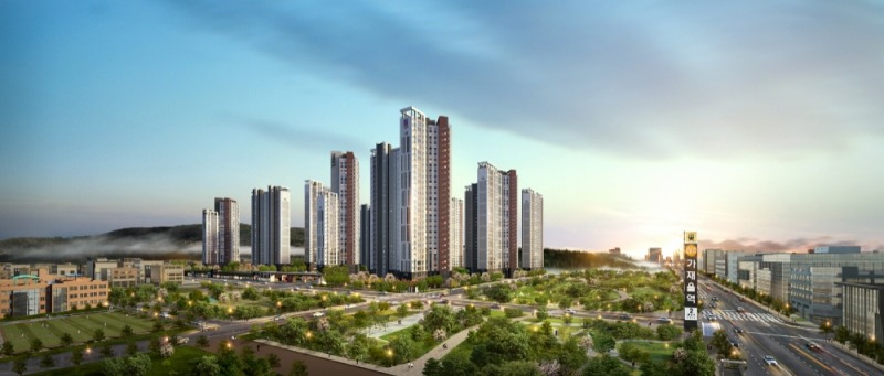 가재울역 트루엘 에코시티 투시도