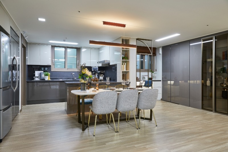 서대구역 반도유보라 센텀 주방 모습.(사진=반도건설)