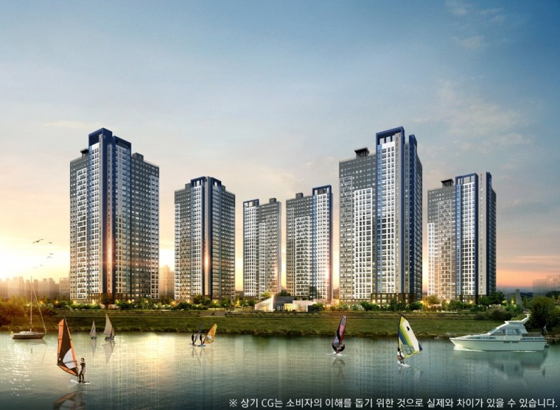 시흥 금강펜테리움 오션베이 투시도