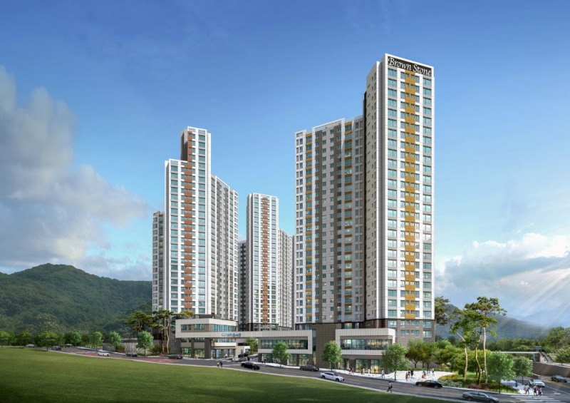 양산 물금 브라운스톤 투시도.(사진=이수건설)