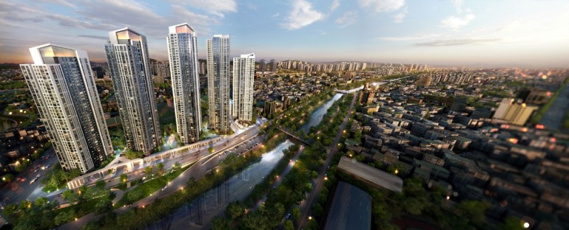 대전 삼성1구역 재개발 조감도.(사진=대림산업)