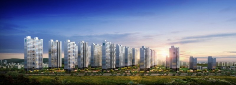 평택 화양 서희스타힐스 센트럴파크 투시도.(사진=서희건설)