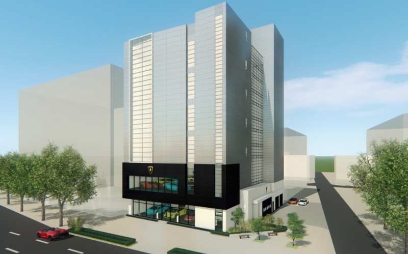 람보르기니 서울 동대문 서비스센터 조감도