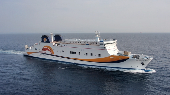선라이즈제주호.(사진제공=여수해수청)