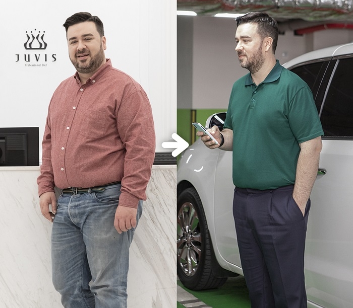 120kg 샘 해밍턴 전문가와 다이어트 시작 후 98kg 두 자릿수 진입