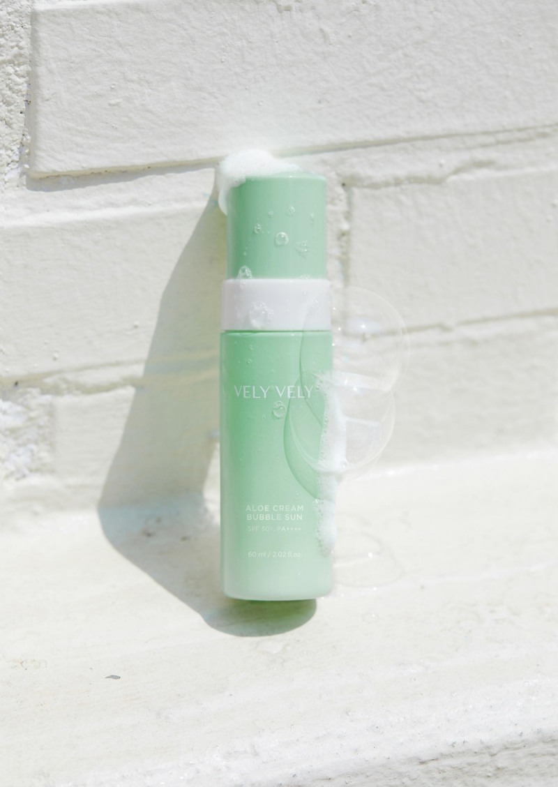 임블리 코스메틱 블리블리, 버블 선크림 ‘알로에 크림 버블 선’ 출시