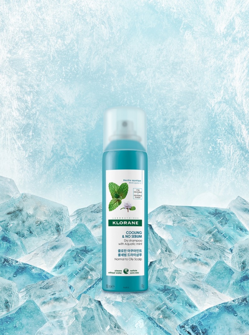 클로란, 아쿠아민트 쿨세범 드라이샴푸 출시