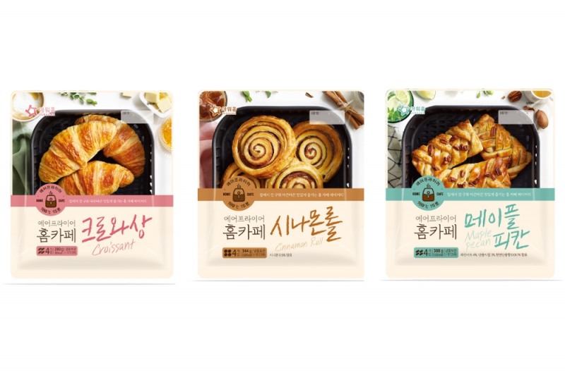 아워홈, 에어프라이어 전용 베이커리 3종 신제품 출시