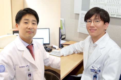 분당서울대병원 재활의학과 김원석 교수(좌), 김선형 전공의(우). 사진=분당서울대병원