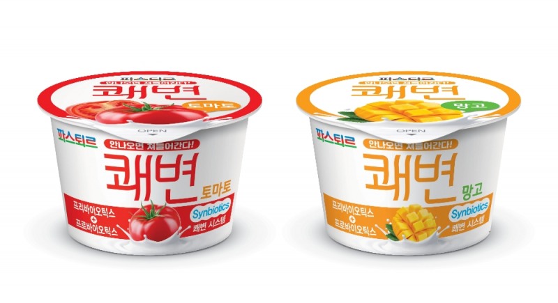 롯데푸드 파스퇴르, 떠먹는 쾌변 2종(토마토, 망고) 출시