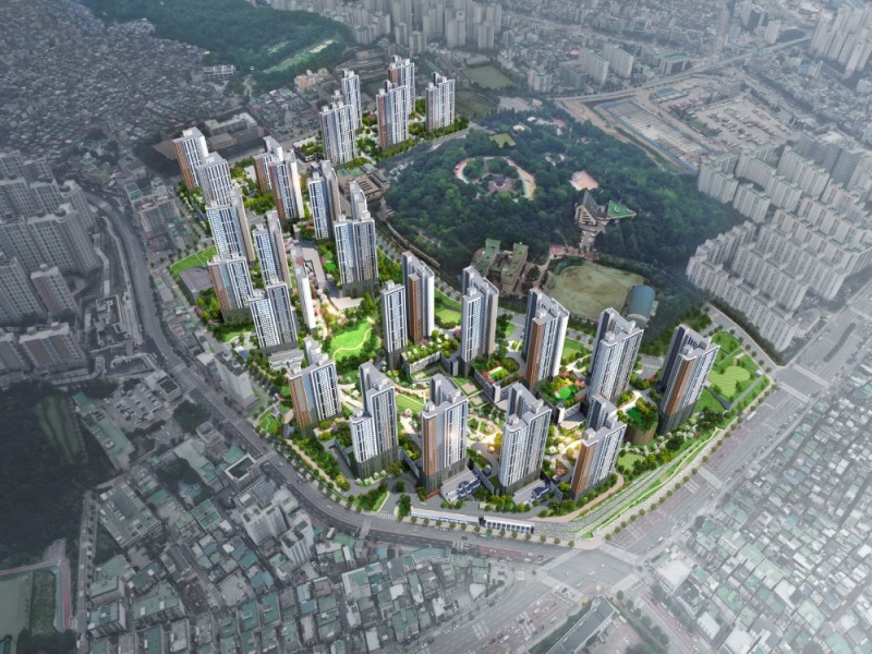 산성역 자이푸르지오 조감도.(사진=GS건설)