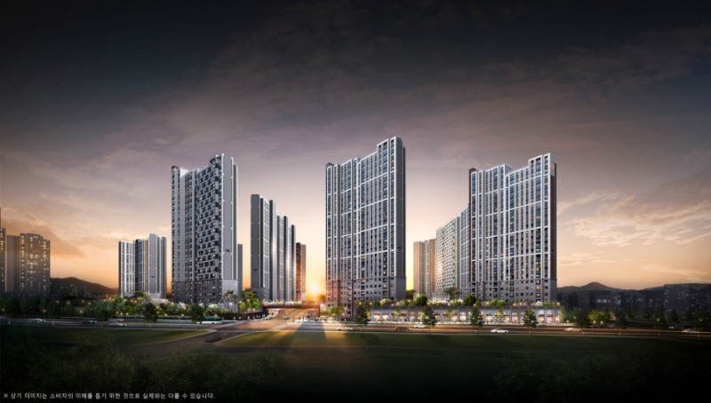 e편한세상 지제역 투시도.(사진=대림건설)