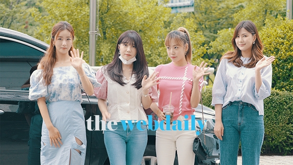 에이핑크(Apink) 윤보미, 정은지, 김남주, 오하영, ‘퀴즈 위의 아이돌’ 출근길