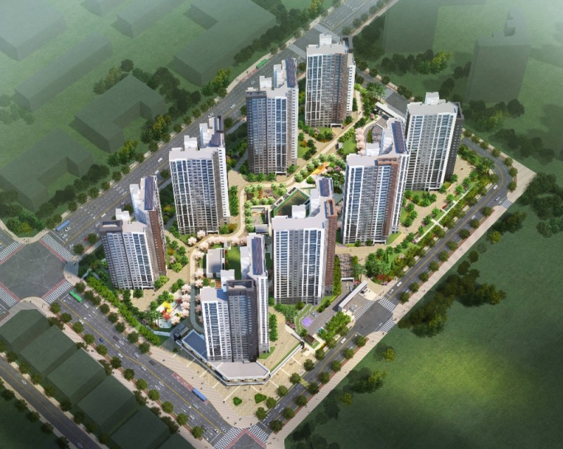 호반써밋 더 프라임 조감도.