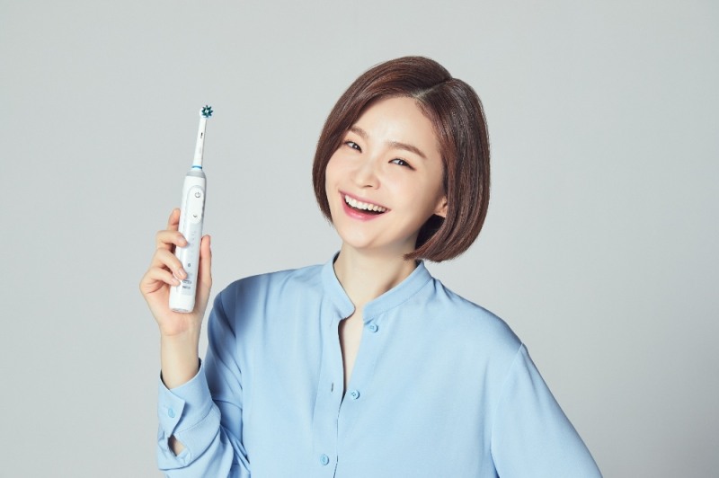 오랄비, 새로운 전동칫솔 모델에 전미도 선정