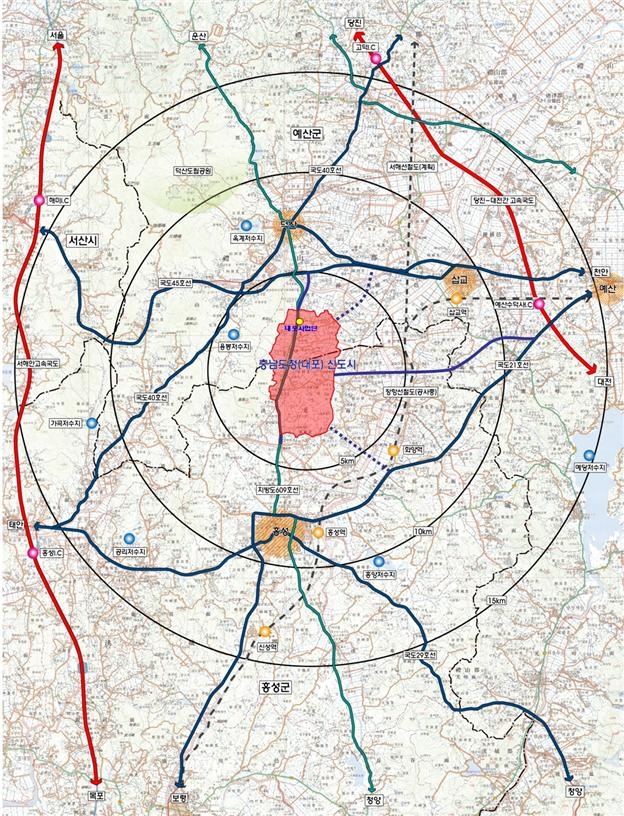 내포신도시 위치도.(사진=LH)
