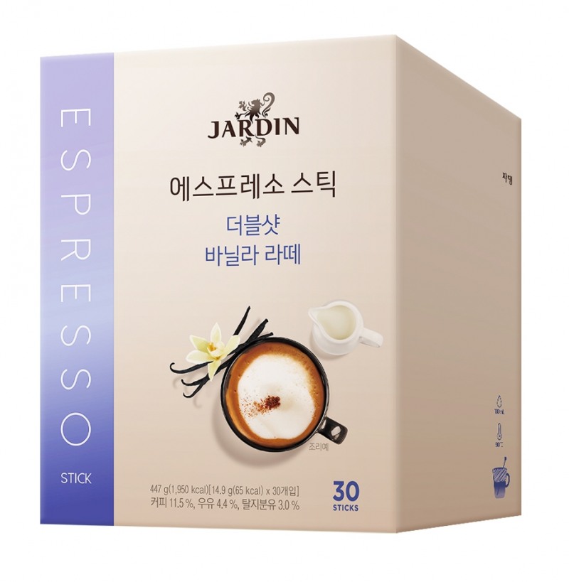 쟈뎅 ‘에스프레소 스틱 더블샷 바닐라 라떼’ 출시