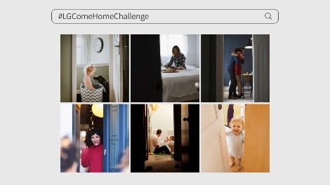 LG전자가 21일부터 내달 말까지 진행하는 글로벌 기부 캠페인 'LG 컴 홈 챌린지(LG Come Home Challenge)' 소개 이미지. 사진=LG전자