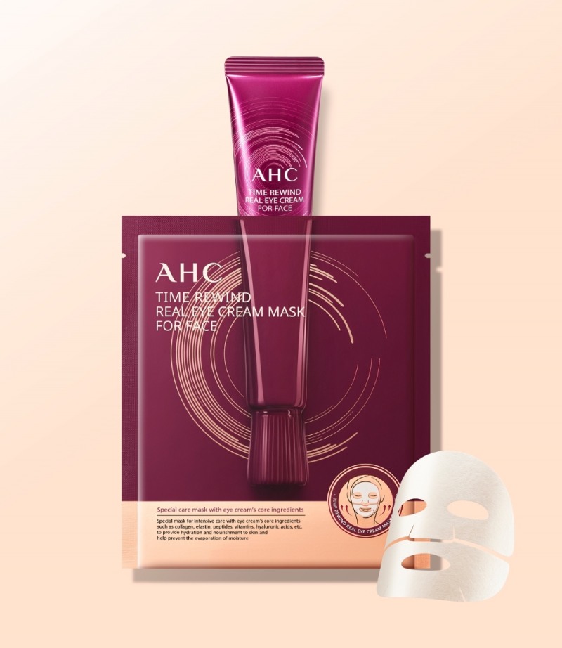 AHC, ‘타임 리와인드 리얼 아이크림 마스크 포 페이스’ 출시