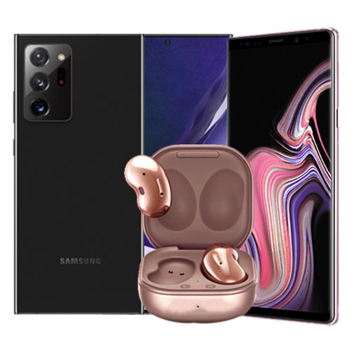 뉴버스폰, 갤럭시노트20 울트라 버즈라이브 제공...노트9·노트10 더블 할인전