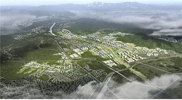 고양창릉지구 조감도.