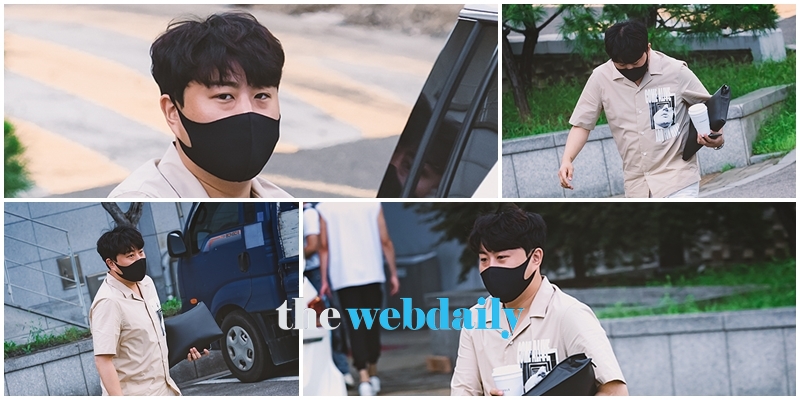 김호중, 출근길 현장