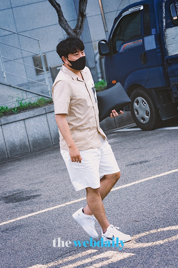 김호중, 출근길 현장 (사진:최수영기자)