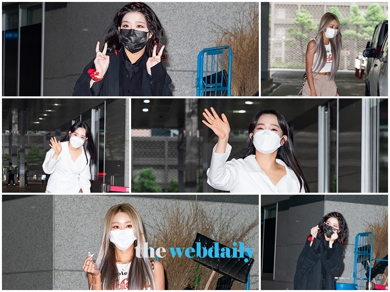 안예은-효린-윤하, 쇼챔피언 출근길 현장