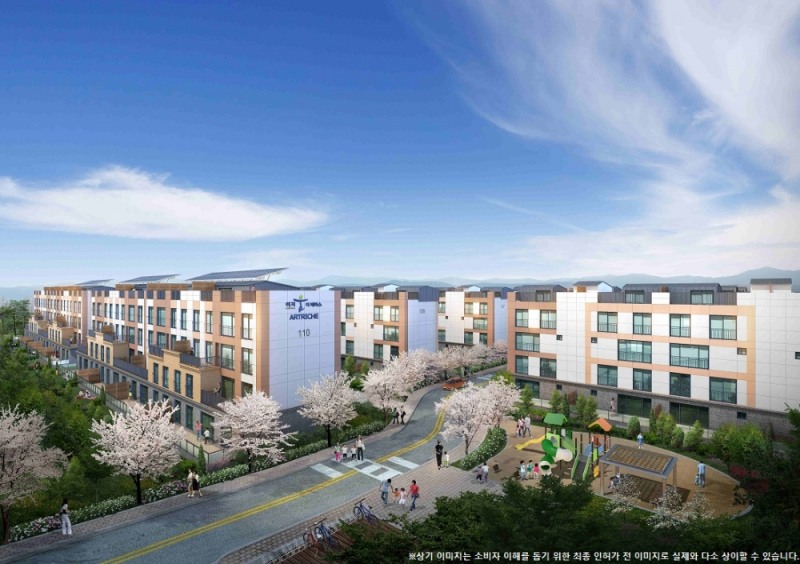 익산 이지움 더 테라스 아트리체 주경 조감도