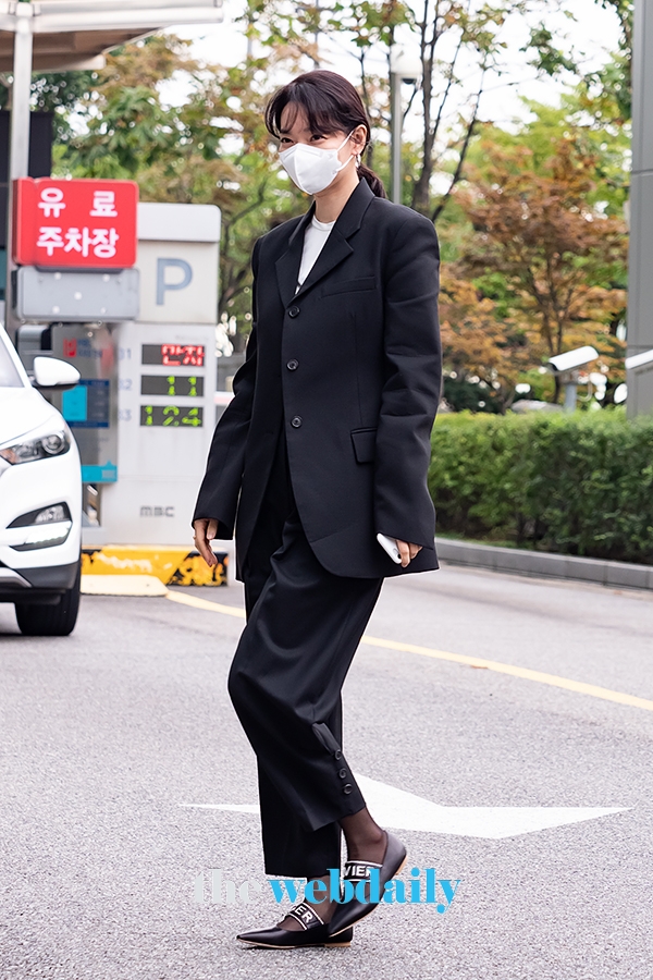신민아,MBC 라디오 출근길 현장