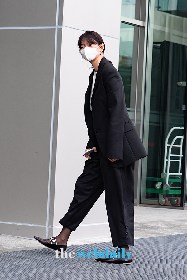 신민아,MBC 라디오 출근길 현장
