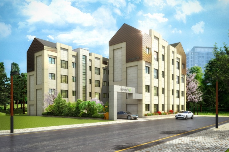 판교 월드메르디앙 투시도