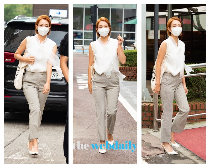 오정연, KBS ‘퀴즈위의 아이돌’ 녹화 출근길