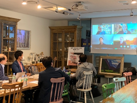 양돈마이스터 마스터클라스 화상교육 전경. 사진=농협경제지주