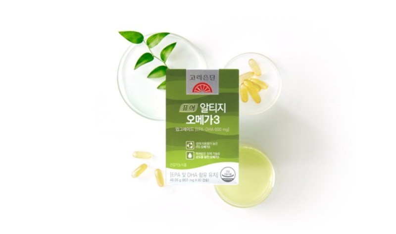 퓨어알티지오메가 업그레이드.(사진=고려은단)