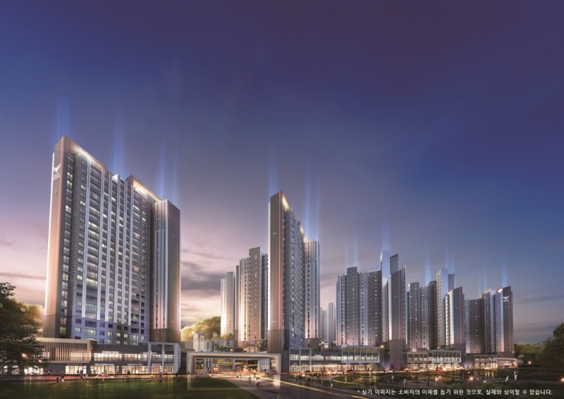 오산 롯데캐슬 스카이파크 석경 투시도