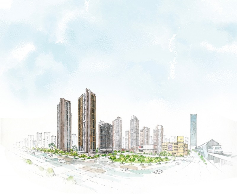 별내자이 더 스타 투시도.(사진=GS건설)