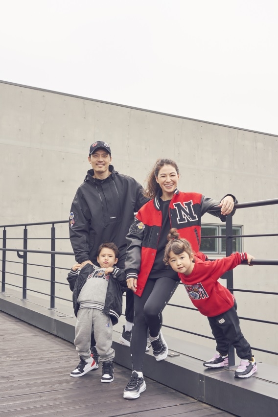 한세엠케이 NBA키즈 ‘패밀리룩’ 공개