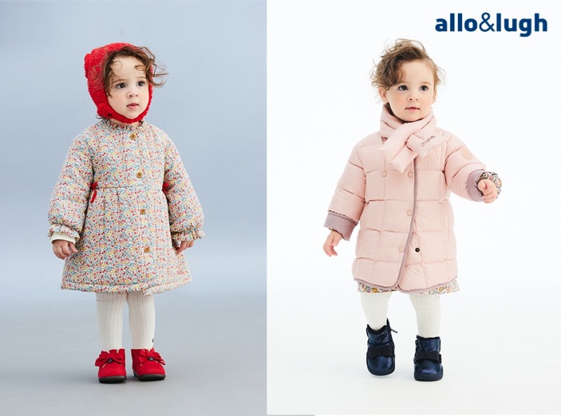 (왼쪽) 알로앤루 ‘러블리 플라워 패딩 코트’, (오른쪽) ‘폭삭폭삭 더블 다운점퍼’
