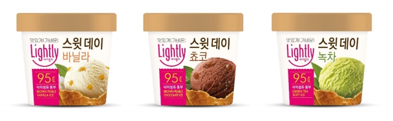 대상㈜ 청정원 라이틀리, 저칼로리 아이스크림 ‘스윗데이’ 3종 출시