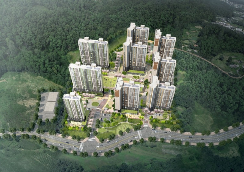 용화남산 포레시티 줌파크 조감도