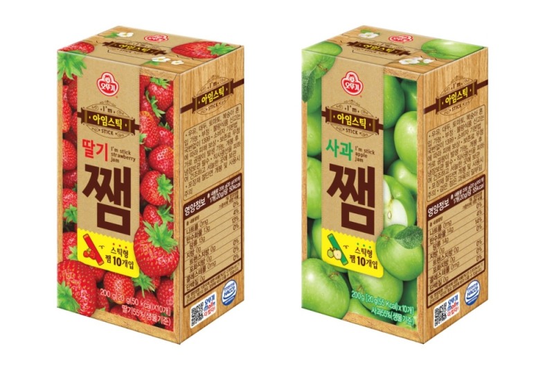 오뚜기 ‘아임스틱 쨈 딸기, 사과’ 출시