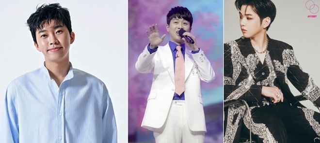 임영웅·이찬원·강다니엘(사진=뉴에라프로젝트, 커넥트엔터테이먼트).